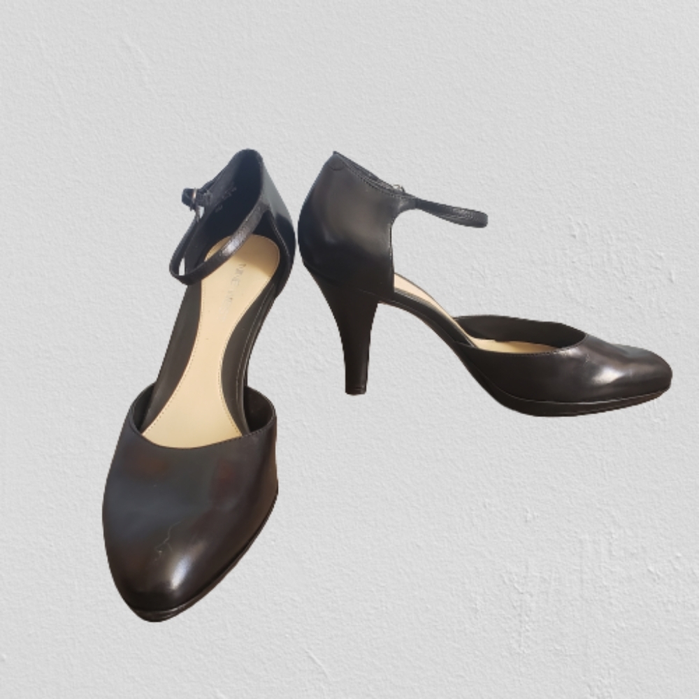 Black nine west heels